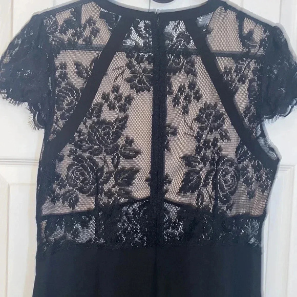 Boohoo  lace top cap sleeves jumpsuit Sz 8 - Picture 10 of 14